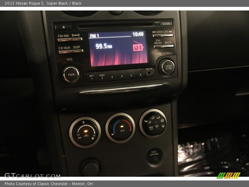 Super Black / Black 2013 Nissan Rogue S