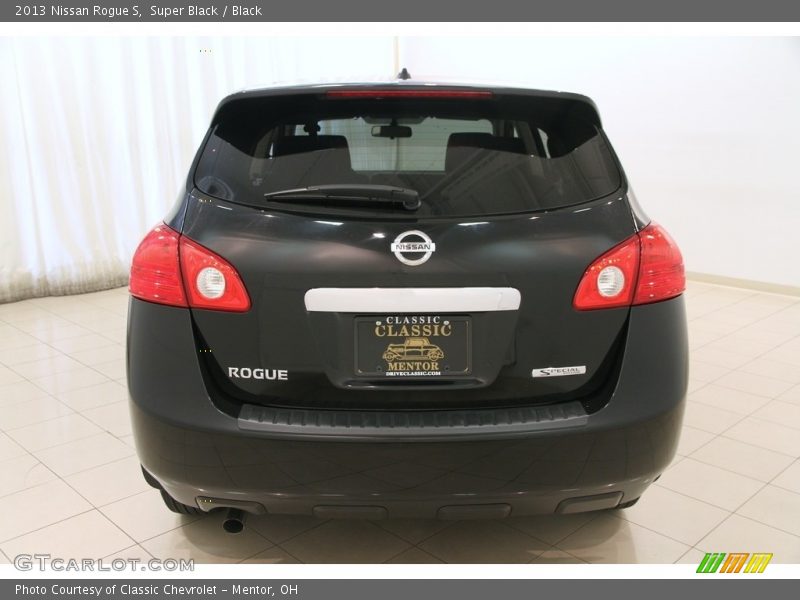 Super Black / Black 2013 Nissan Rogue S