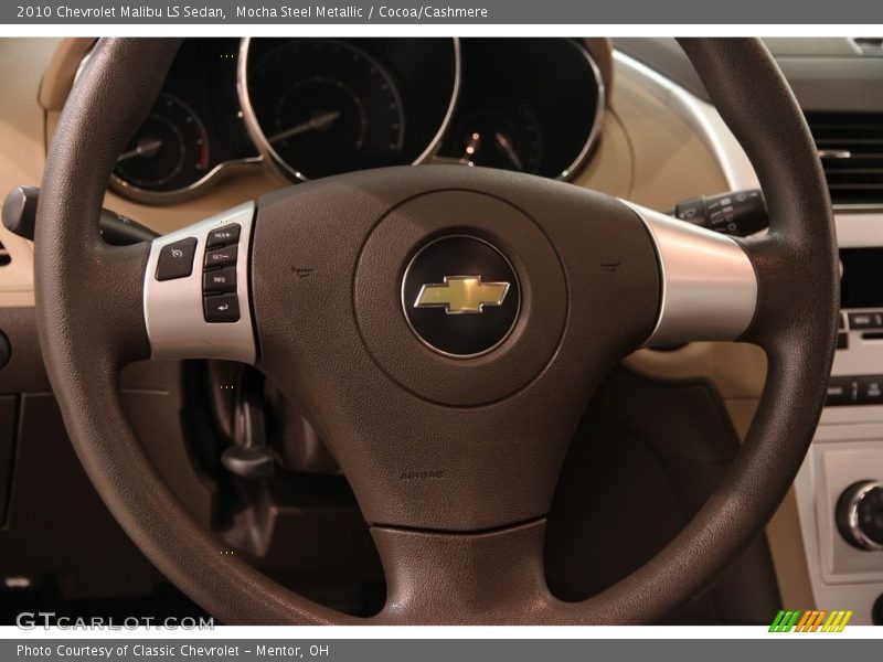 Mocha Steel Metallic / Cocoa/Cashmere 2010 Chevrolet Malibu LS Sedan