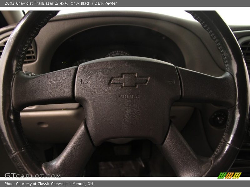 Onyx Black / Dark Pewter 2002 Chevrolet TrailBlazer LS 4x4