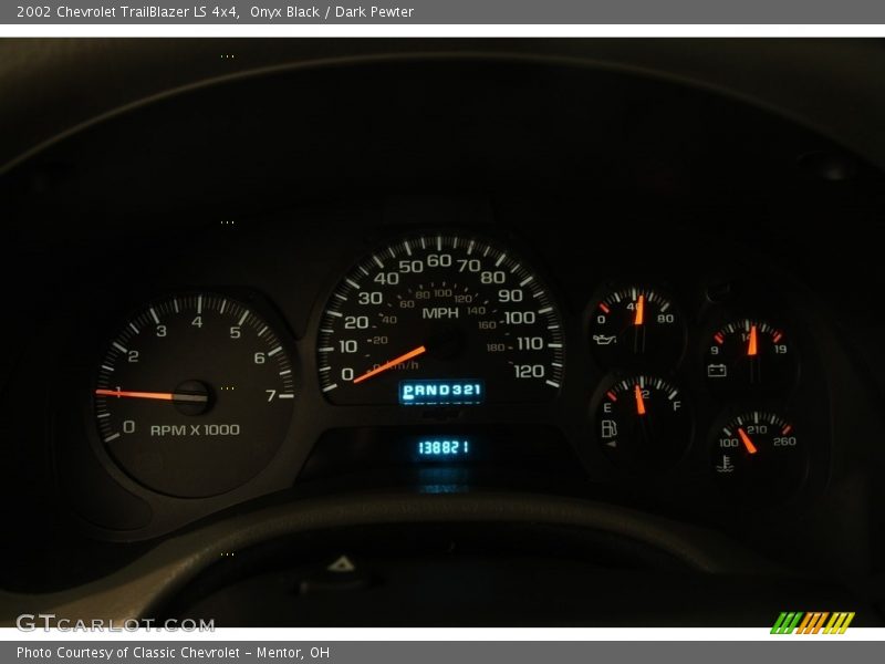 Onyx Black / Dark Pewter 2002 Chevrolet TrailBlazer LS 4x4