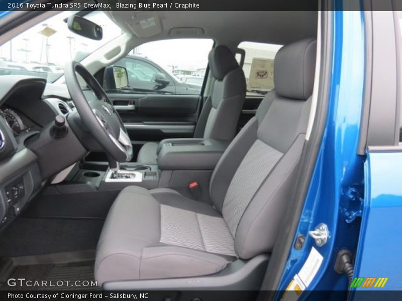 Front Seat of 2016 Tundra SR5 CrewMax