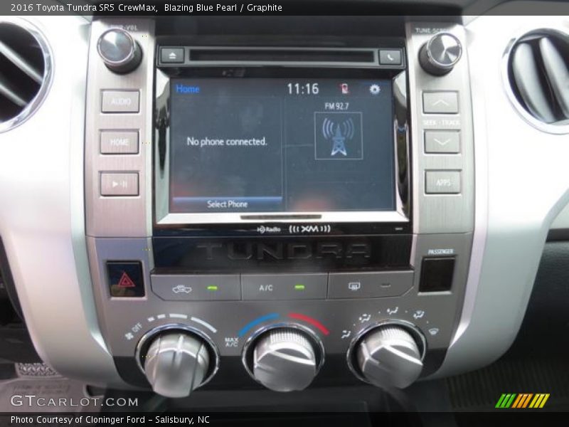 Controls of 2016 Tundra SR5 CrewMax