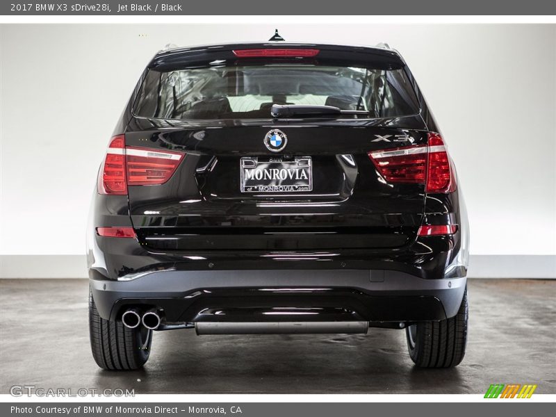 Jet Black / Black 2017 BMW X3 sDrive28i