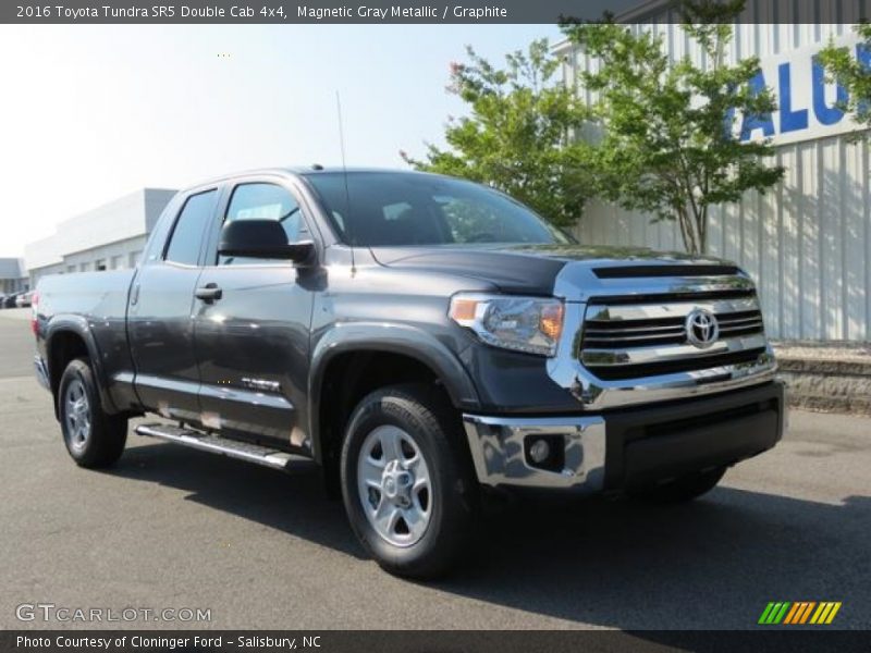 Magnetic Gray Metallic / Graphite 2016 Toyota Tundra SR5 Double Cab 4x4