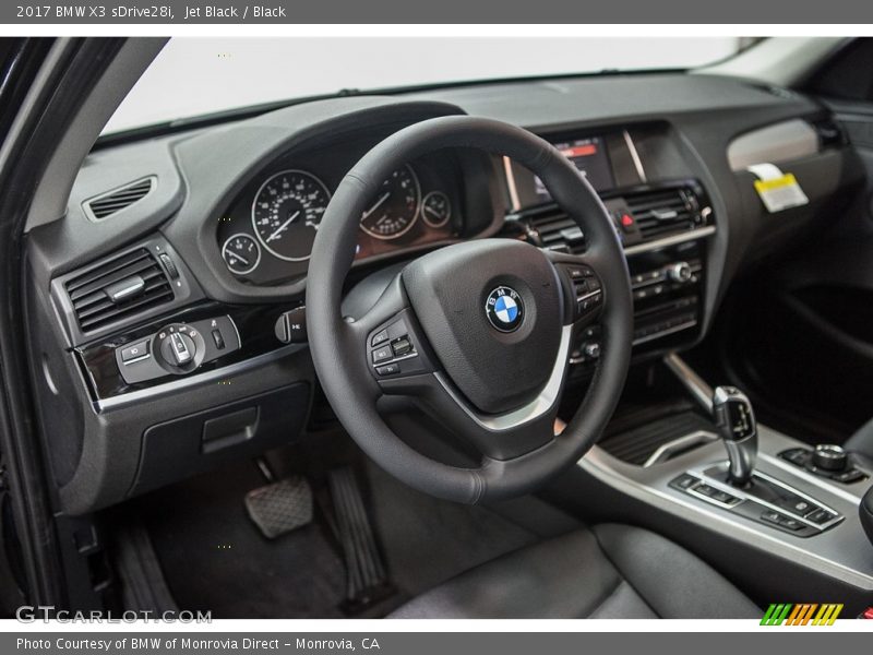 Jet Black / Black 2017 BMW X3 sDrive28i