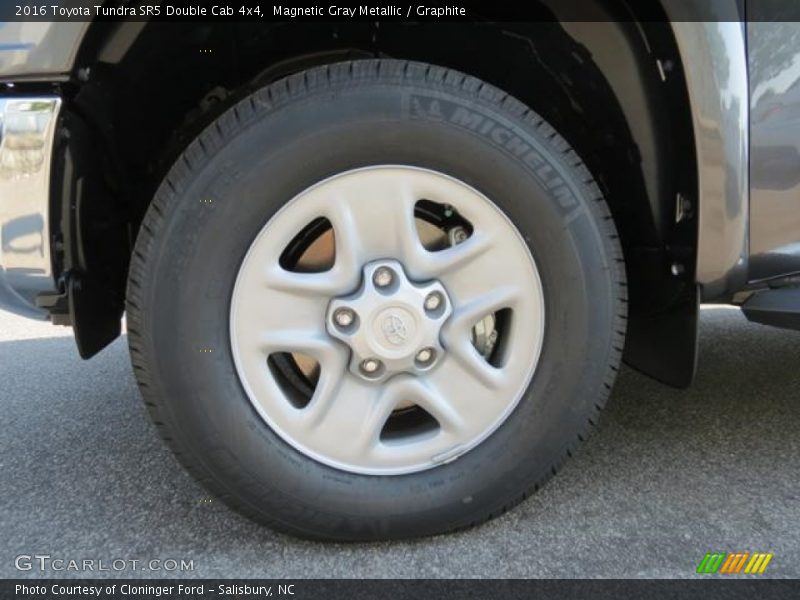 Magnetic Gray Metallic / Graphite 2016 Toyota Tundra SR5 Double Cab 4x4