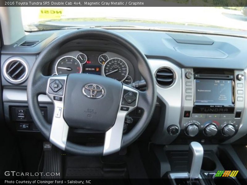Magnetic Gray Metallic / Graphite 2016 Toyota Tundra SR5 Double Cab 4x4