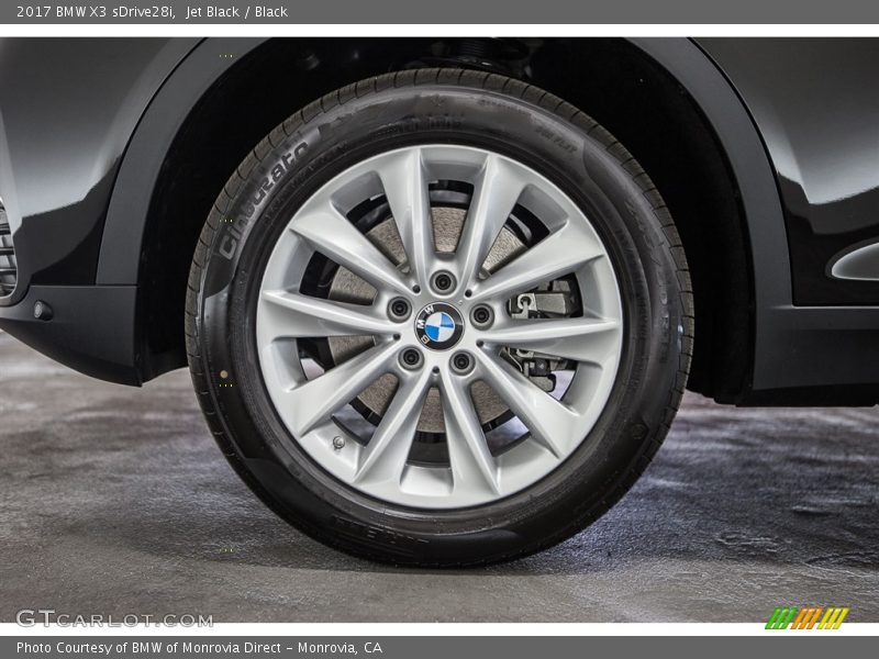 Jet Black / Black 2017 BMW X3 sDrive28i