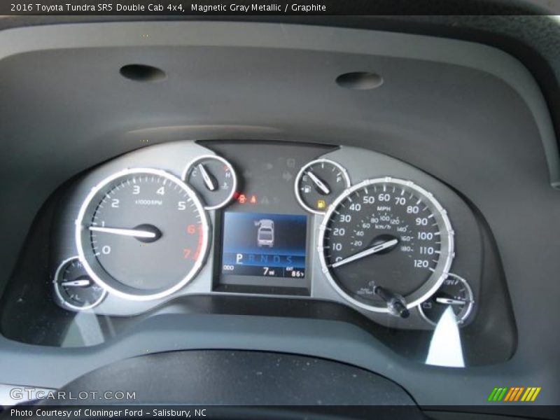 Magnetic Gray Metallic / Graphite 2016 Toyota Tundra SR5 Double Cab 4x4