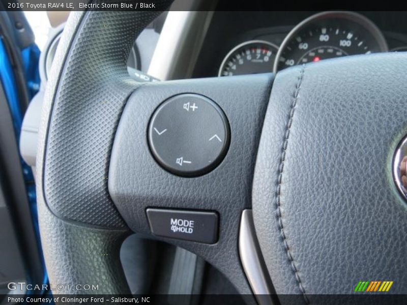 Electric Storm Blue / Black 2016 Toyota RAV4 LE