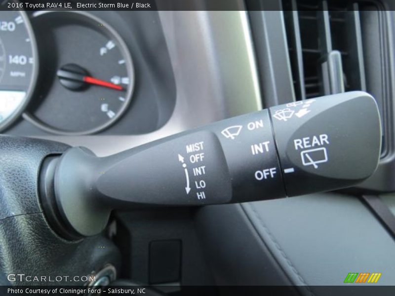 Electric Storm Blue / Black 2016 Toyota RAV4 LE