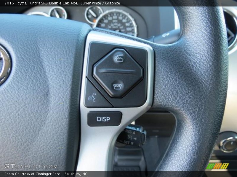 Super White / Graphite 2016 Toyota Tundra SR5 Double Cab 4x4