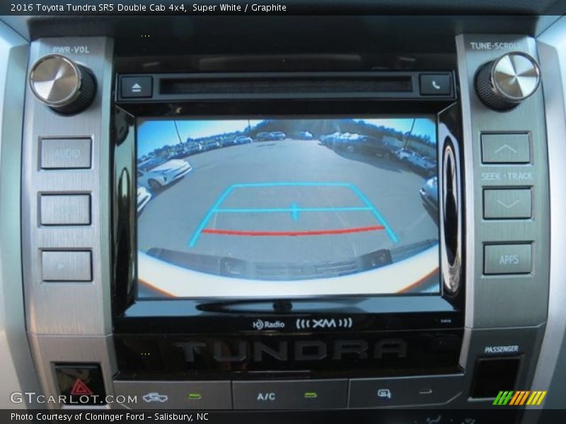 Super White / Graphite 2016 Toyota Tundra SR5 Double Cab 4x4