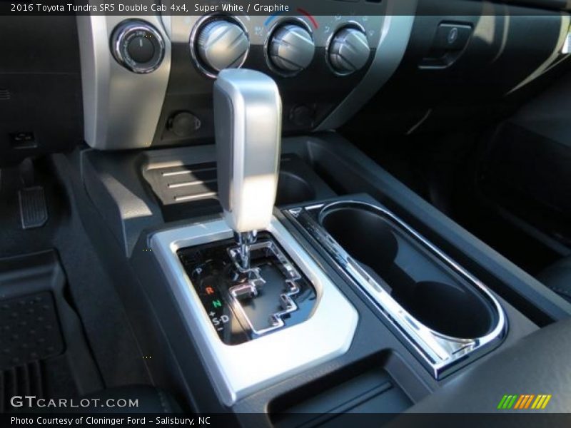 Super White / Graphite 2016 Toyota Tundra SR5 Double Cab 4x4