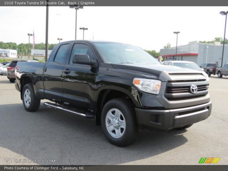 Black / Graphite 2016 Toyota Tundra SR Double Cab