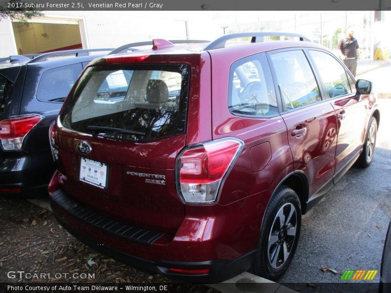 Venetian Red Pearl / Gray 2017 Subaru Forester 2.5i