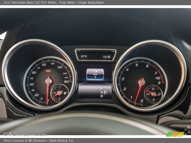  2017 GLS 550 4Matic 550 4Matic Gauges