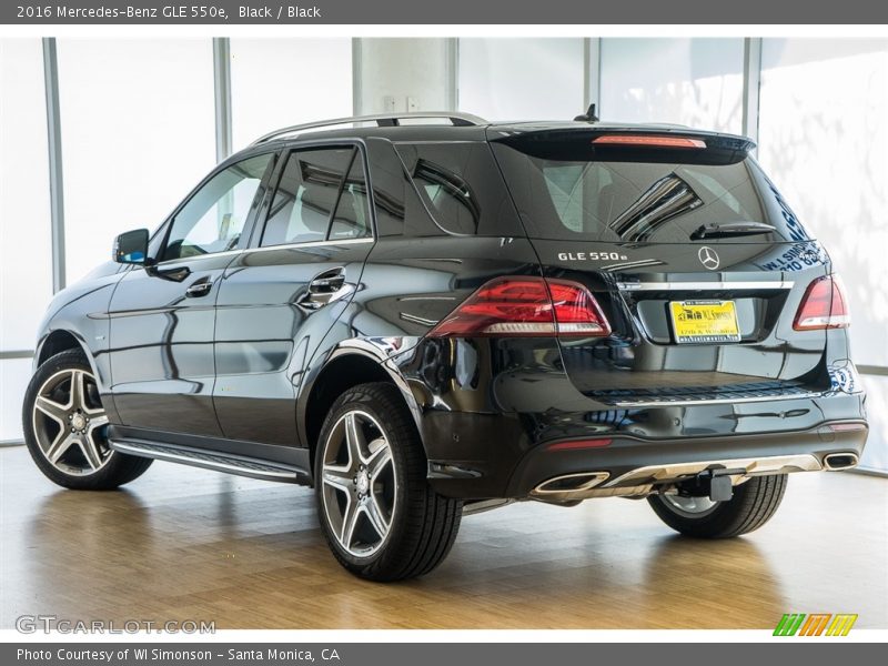 Black / Black 2016 Mercedes-Benz GLE 550e