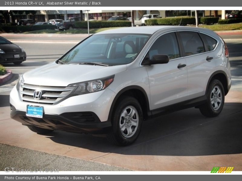 Alabaster Silver Metallic / Black 2013 Honda CR-V LX
