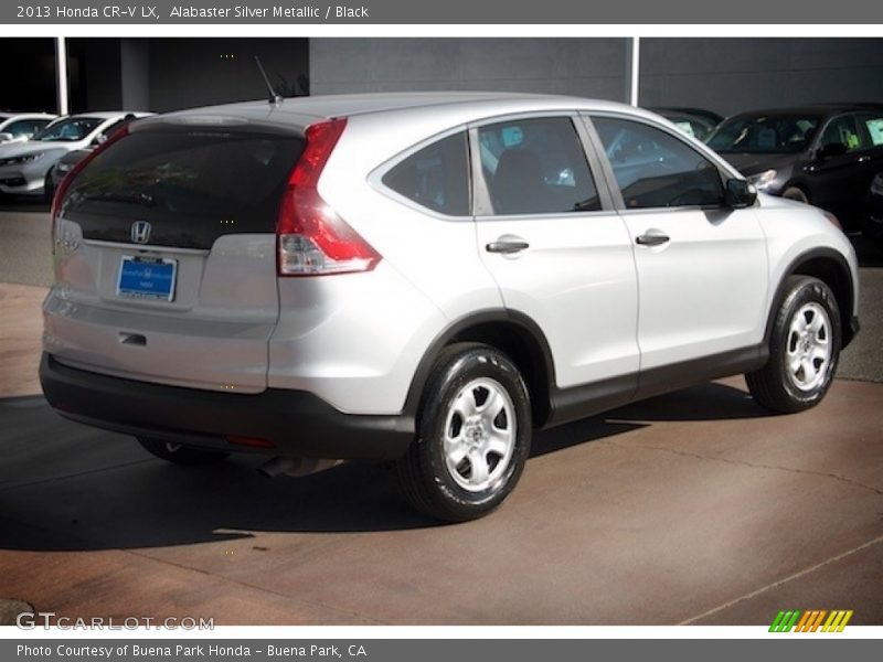 Alabaster Silver Metallic / Black 2013 Honda CR-V LX