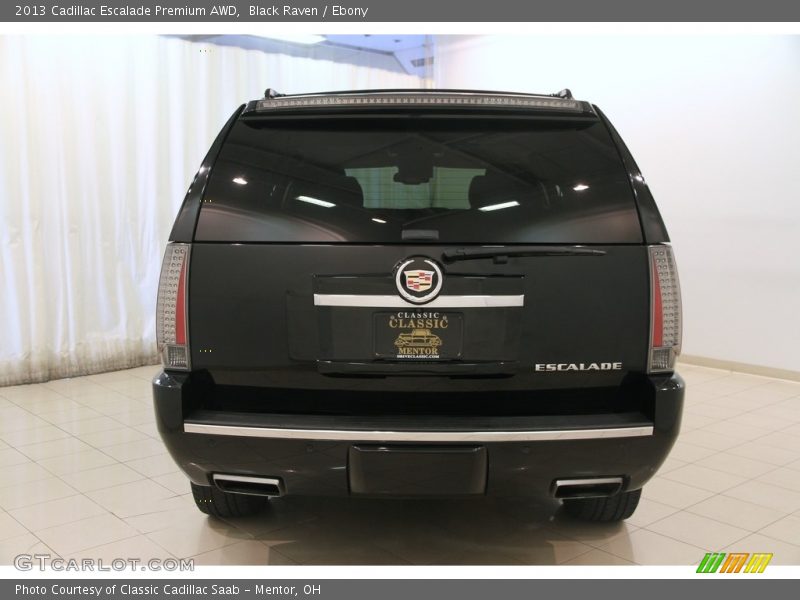 Black Raven / Ebony 2013 Cadillac Escalade Premium AWD