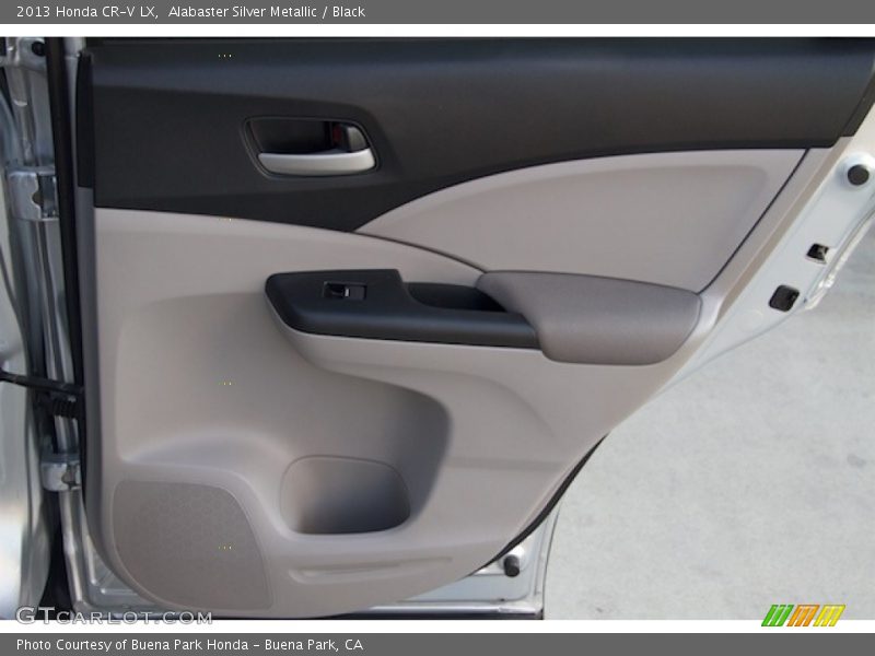 Alabaster Silver Metallic / Black 2013 Honda CR-V LX