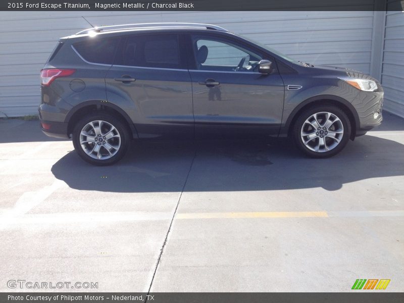 Magnetic Metallic / Charcoal Black 2015 Ford Escape Titanium