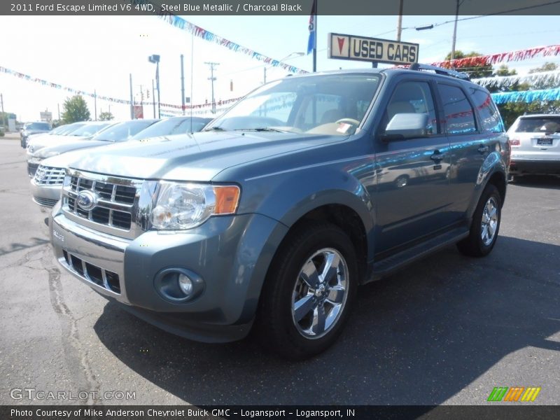 Steel Blue Metallic / Charcoal Black 2011 Ford Escape Limited V6 4WD