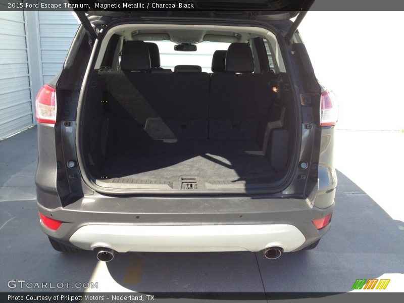 Magnetic Metallic / Charcoal Black 2015 Ford Escape Titanium