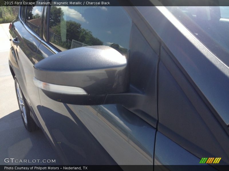 Magnetic Metallic / Charcoal Black 2015 Ford Escape Titanium
