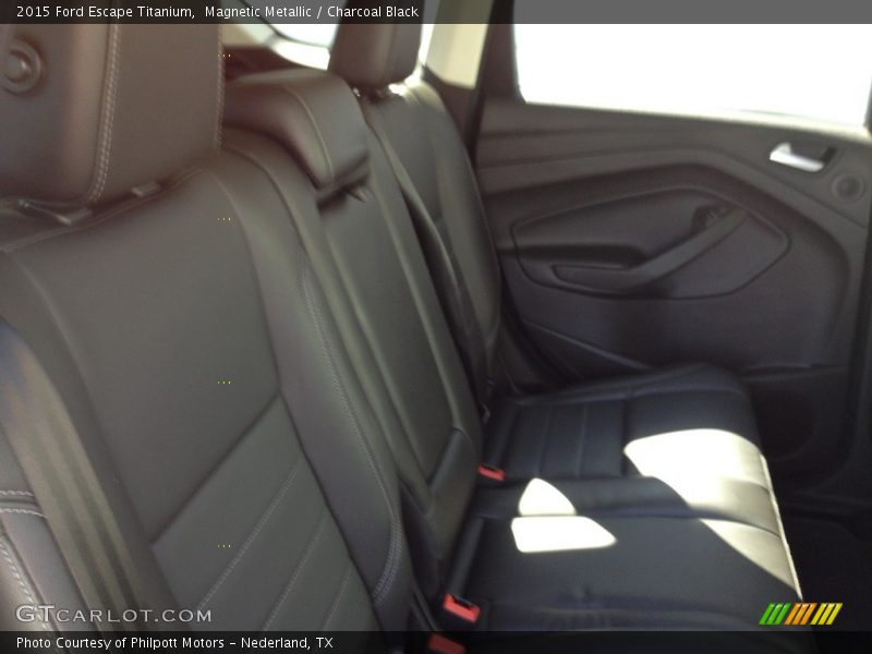 Magnetic Metallic / Charcoal Black 2015 Ford Escape Titanium