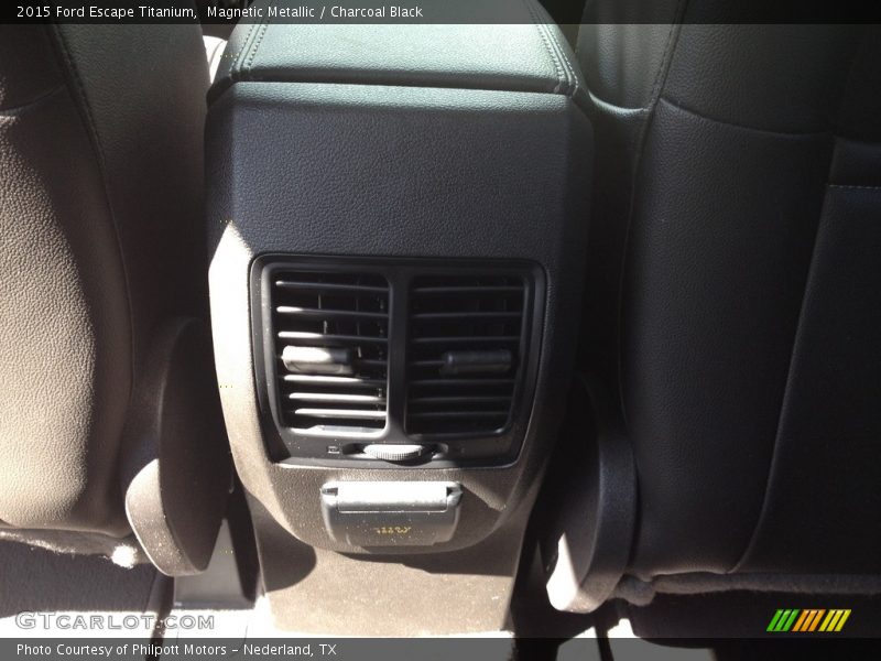 Magnetic Metallic / Charcoal Black 2015 Ford Escape Titanium