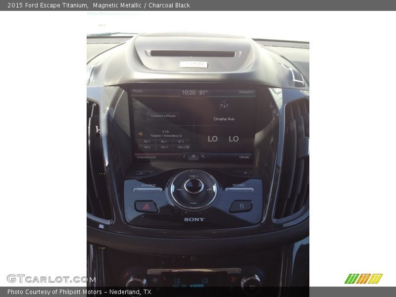Magnetic Metallic / Charcoal Black 2015 Ford Escape Titanium