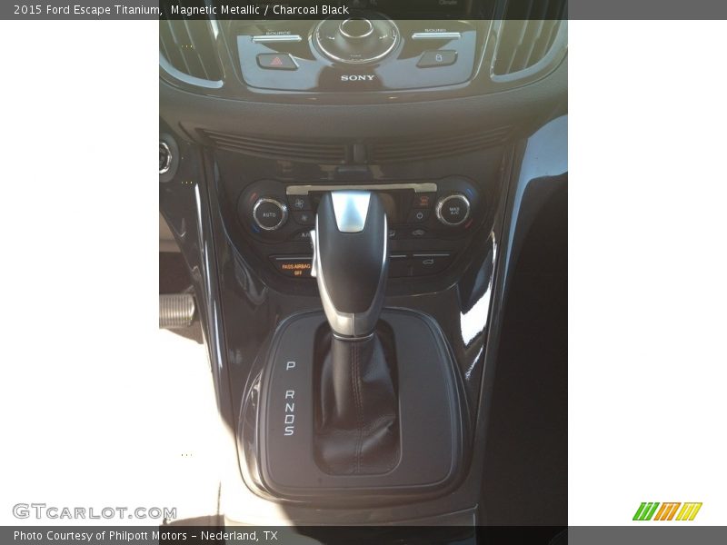 Magnetic Metallic / Charcoal Black 2015 Ford Escape Titanium