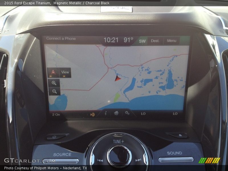 Magnetic Metallic / Charcoal Black 2015 Ford Escape Titanium