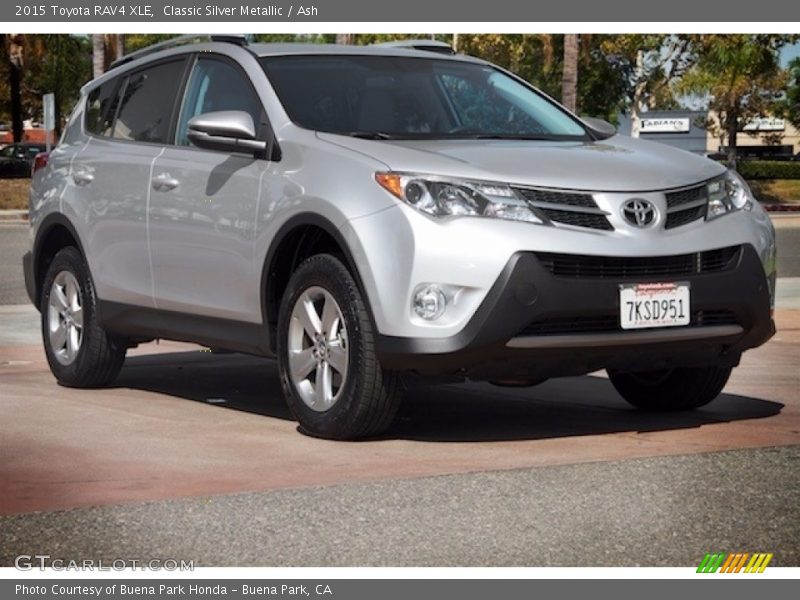Classic Silver Metallic / Ash 2015 Toyota RAV4 XLE