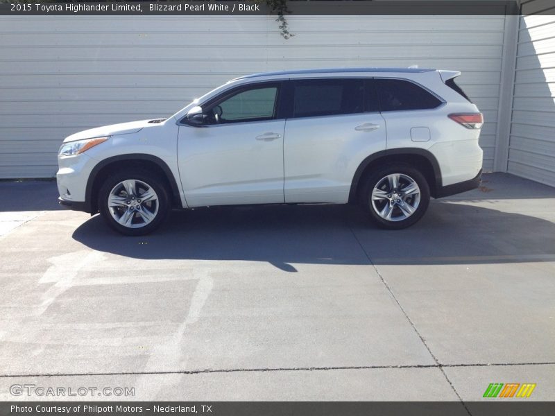Blizzard Pearl White / Black 2015 Toyota Highlander Limited