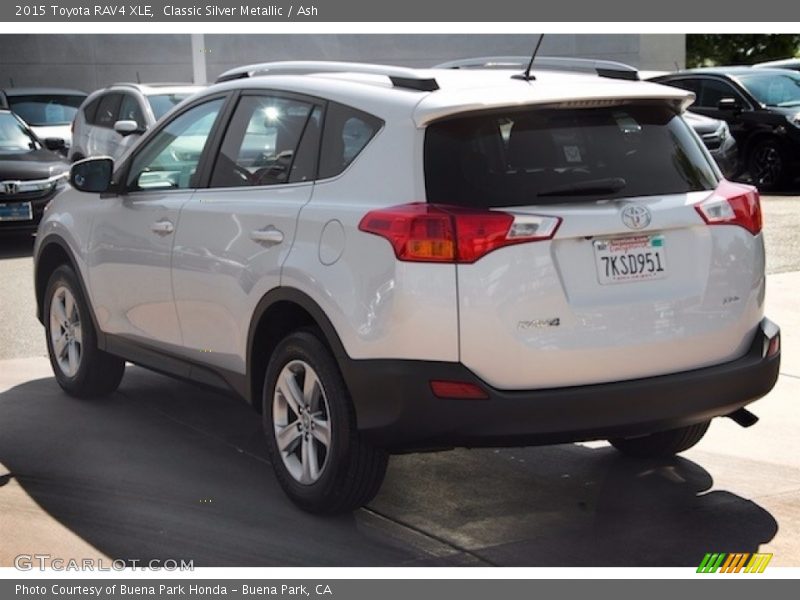 Classic Silver Metallic / Ash 2015 Toyota RAV4 XLE