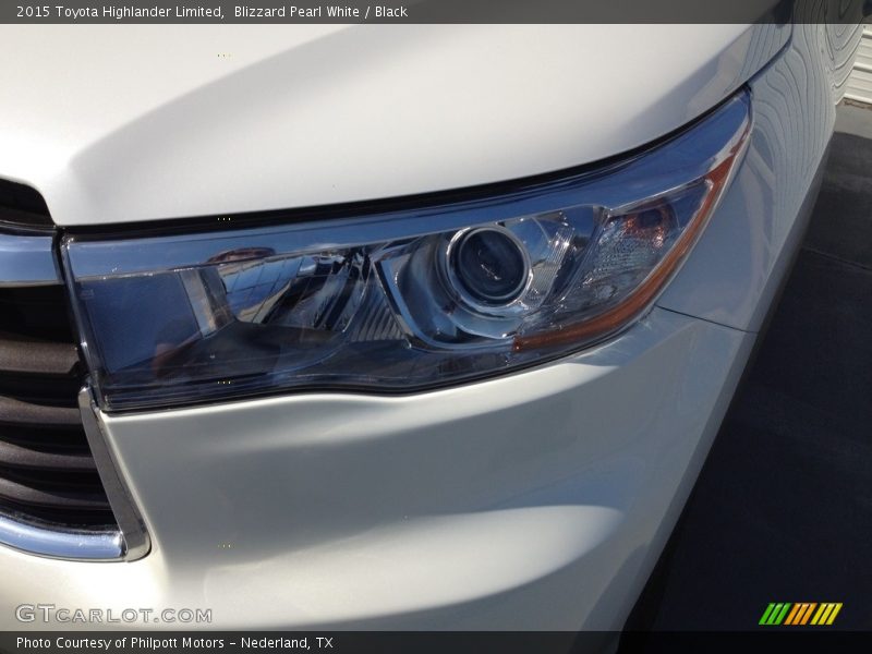 Blizzard Pearl White / Black 2015 Toyota Highlander Limited