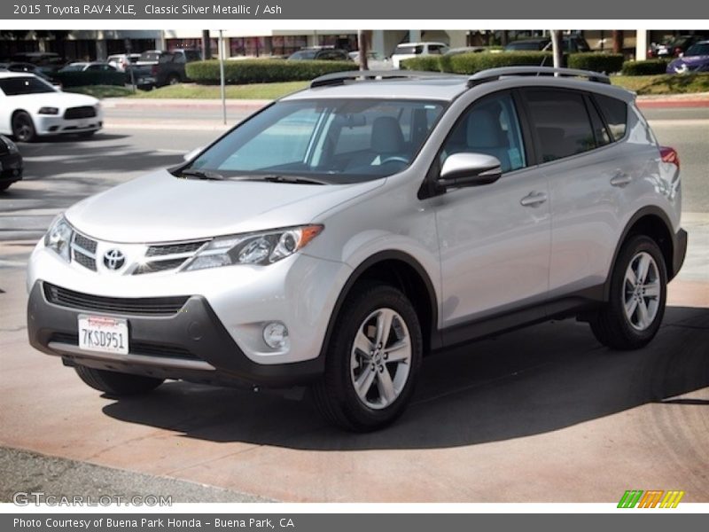 Classic Silver Metallic / Ash 2015 Toyota RAV4 XLE
