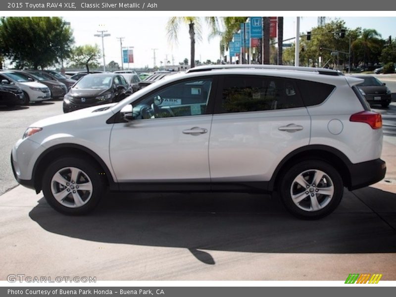 Classic Silver Metallic / Ash 2015 Toyota RAV4 XLE