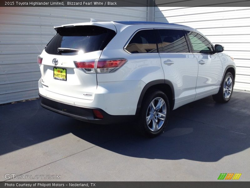 Blizzard Pearl White / Black 2015 Toyota Highlander Limited
