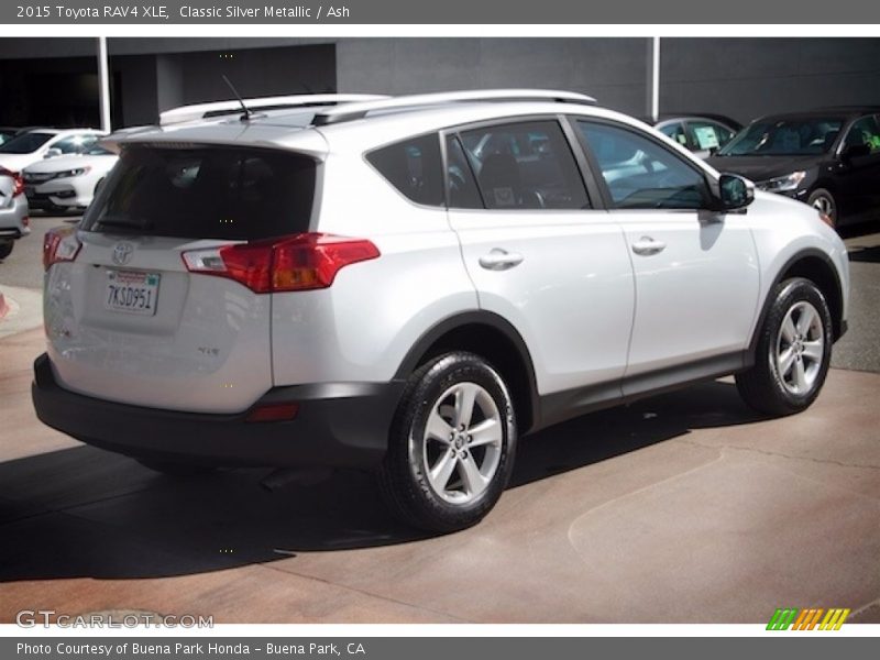 Classic Silver Metallic / Ash 2015 Toyota RAV4 XLE
