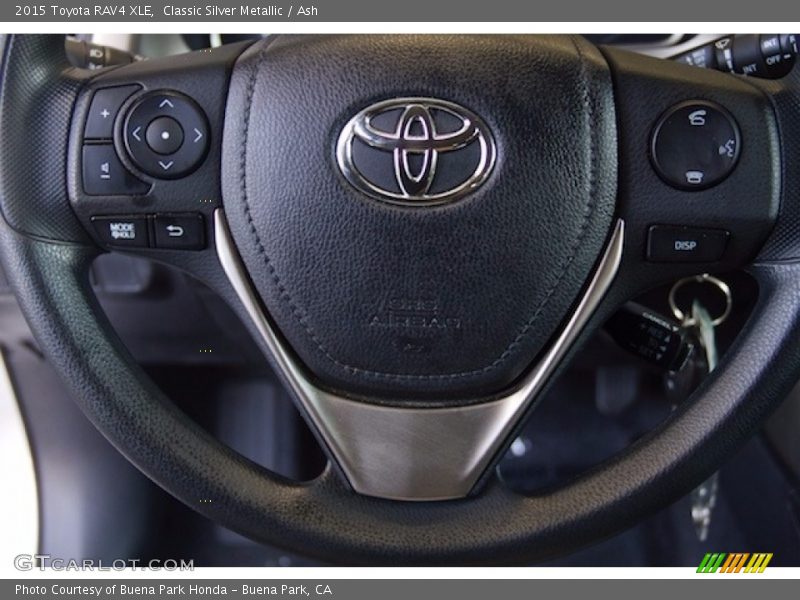 Classic Silver Metallic / Ash 2015 Toyota RAV4 XLE