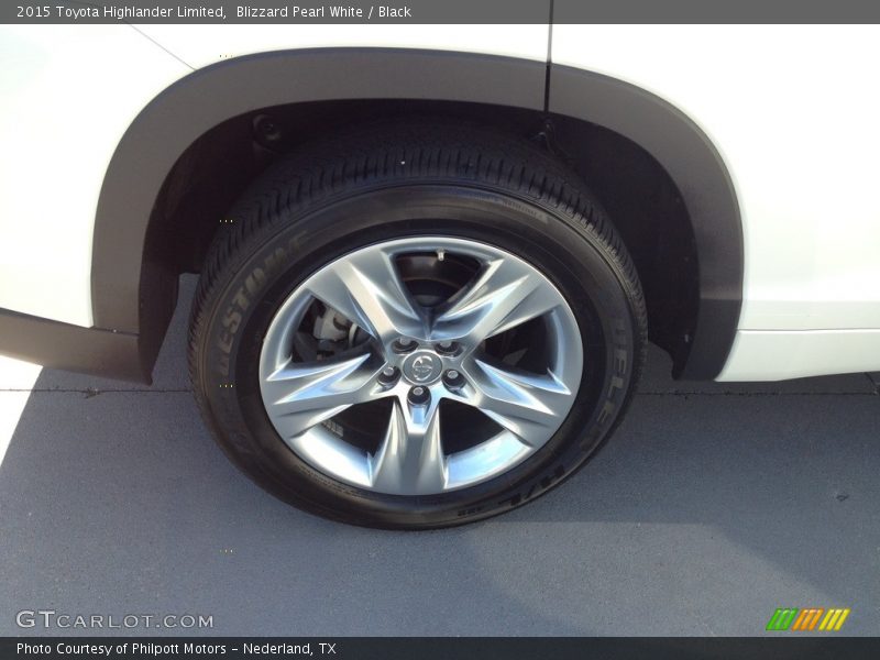 Blizzard Pearl White / Black 2015 Toyota Highlander Limited