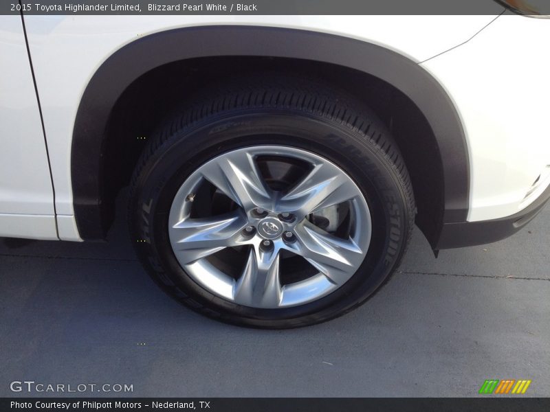Blizzard Pearl White / Black 2015 Toyota Highlander Limited
