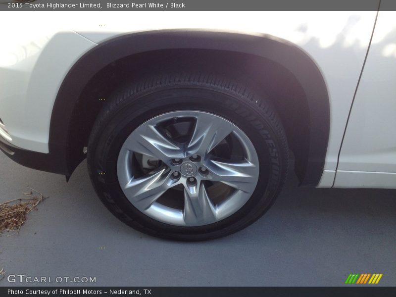 Blizzard Pearl White / Black 2015 Toyota Highlander Limited