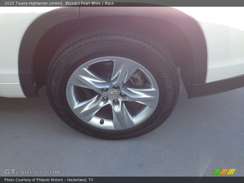 Blizzard Pearl White / Black 2015 Toyota Highlander Limited