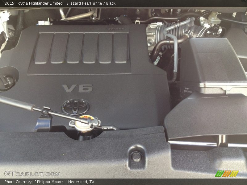 Blizzard Pearl White / Black 2015 Toyota Highlander Limited